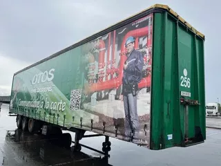 LAG 2X 2005 LAG SCHUIFZEIL TRAILER met kooiaap uitvoering
