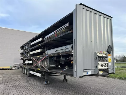 Krone 4x 2015 XL MEGA P400 HUCKEPACK FLAT STACK